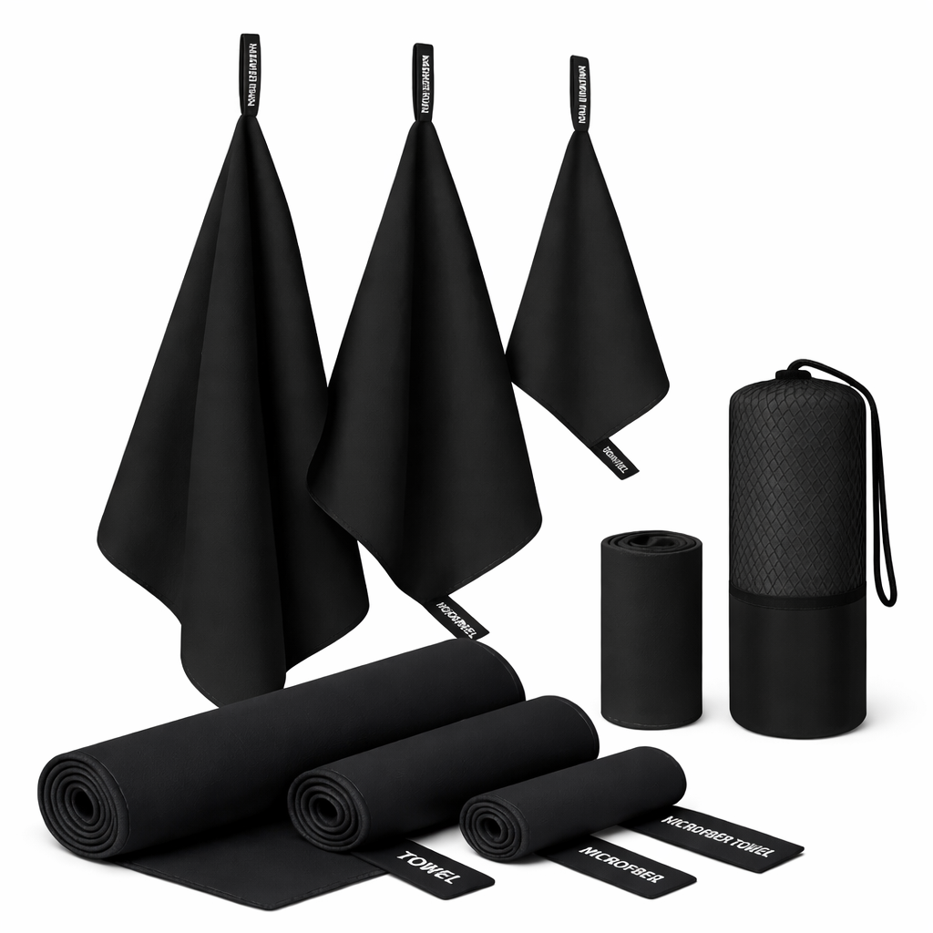toallas microfibra pack 3 secado rápido