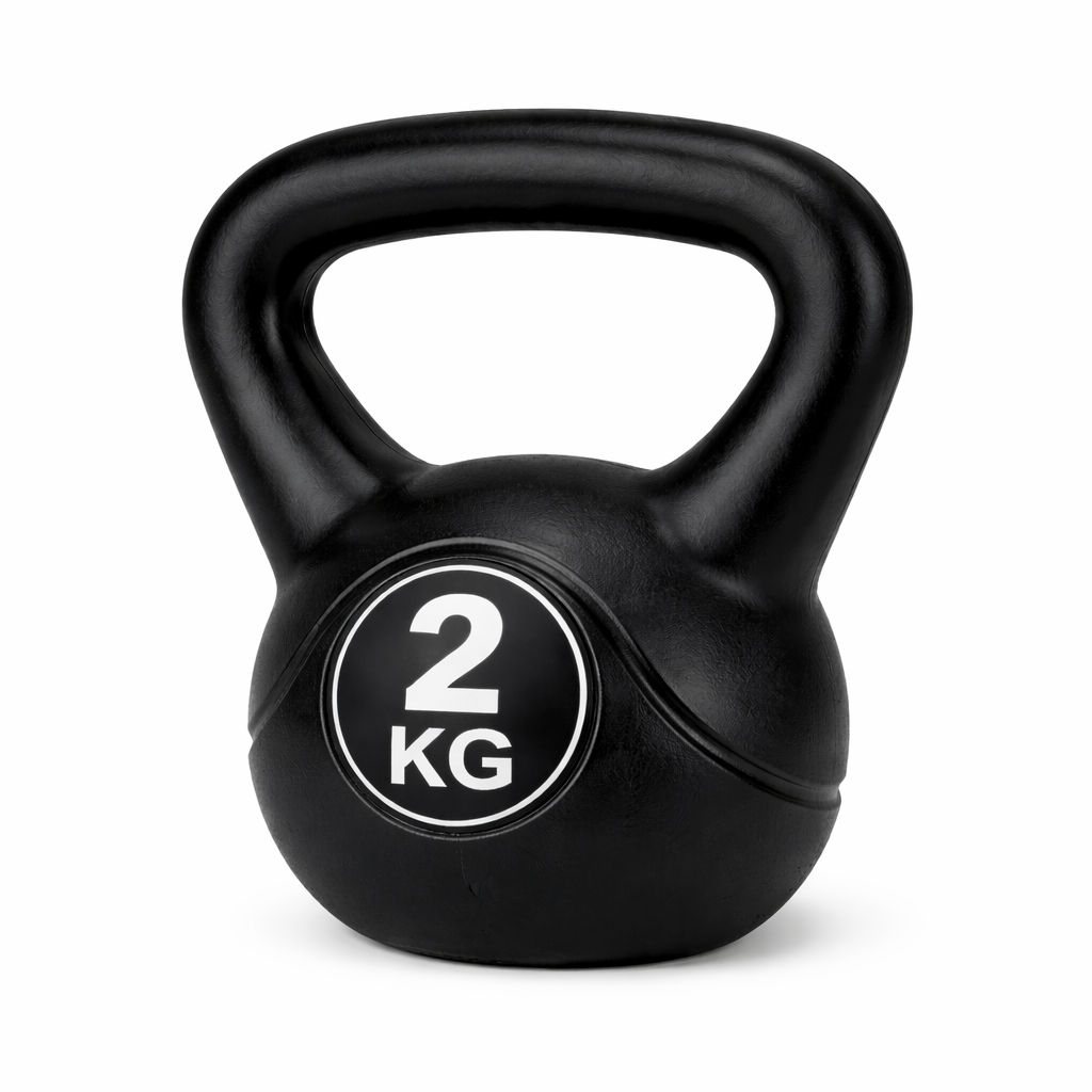 Pesa Rusa 2 Kg Kettlebell Recubierta en Goma Antideslizante - Imagen 3